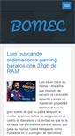 Mobile Screenshot of bomec.es