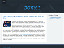 Tablet Screenshot of bomec.es